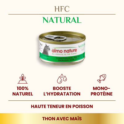 Almo Nature HFC Natural Thunfisch & Mais 70g