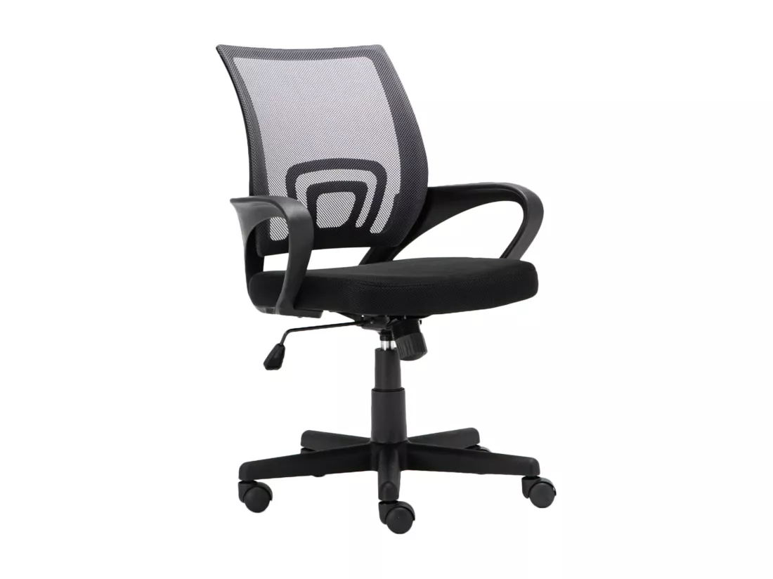 Chaise de bureau - Similicuir - Gris - Genius