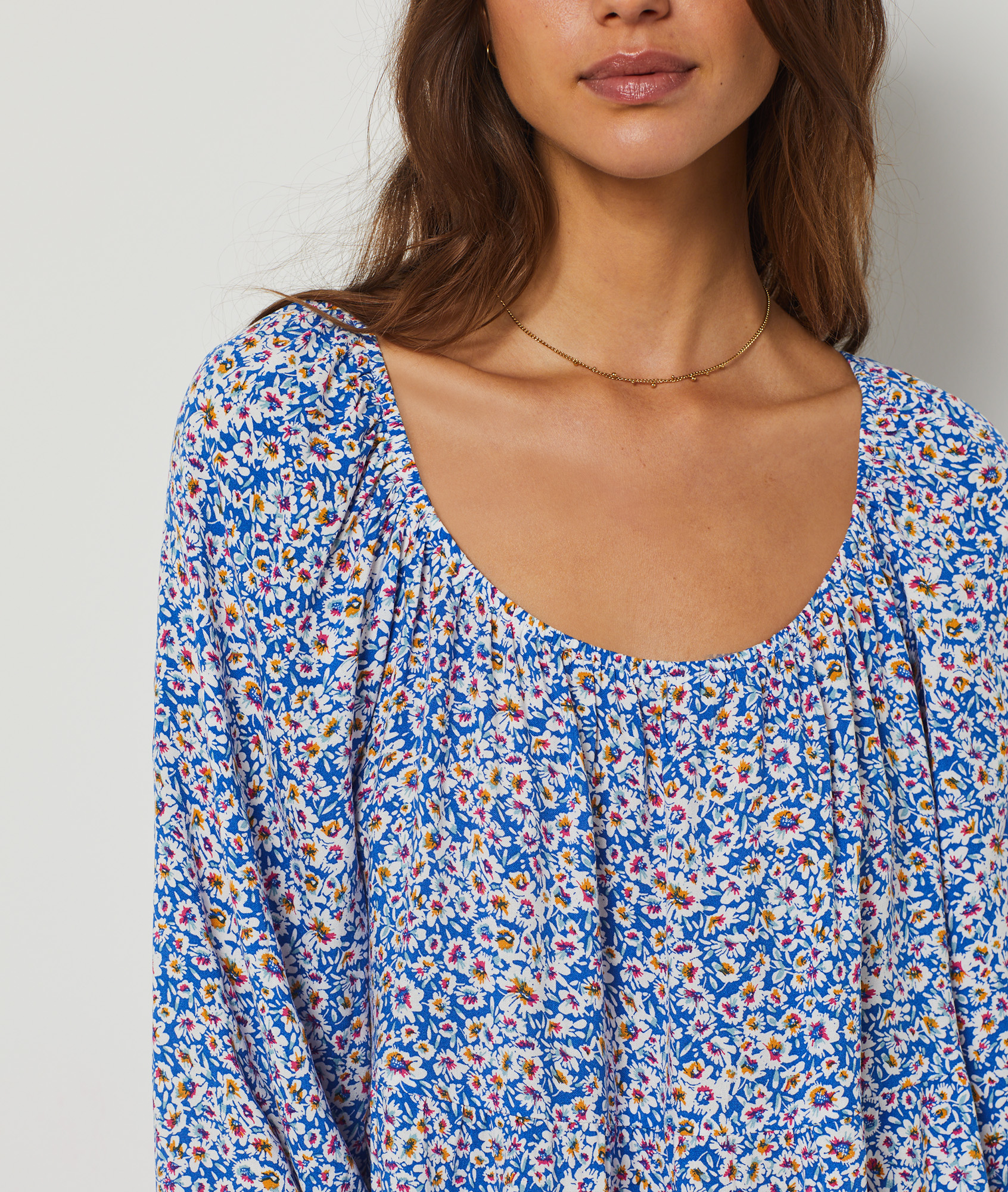 Robe fluide imprimée