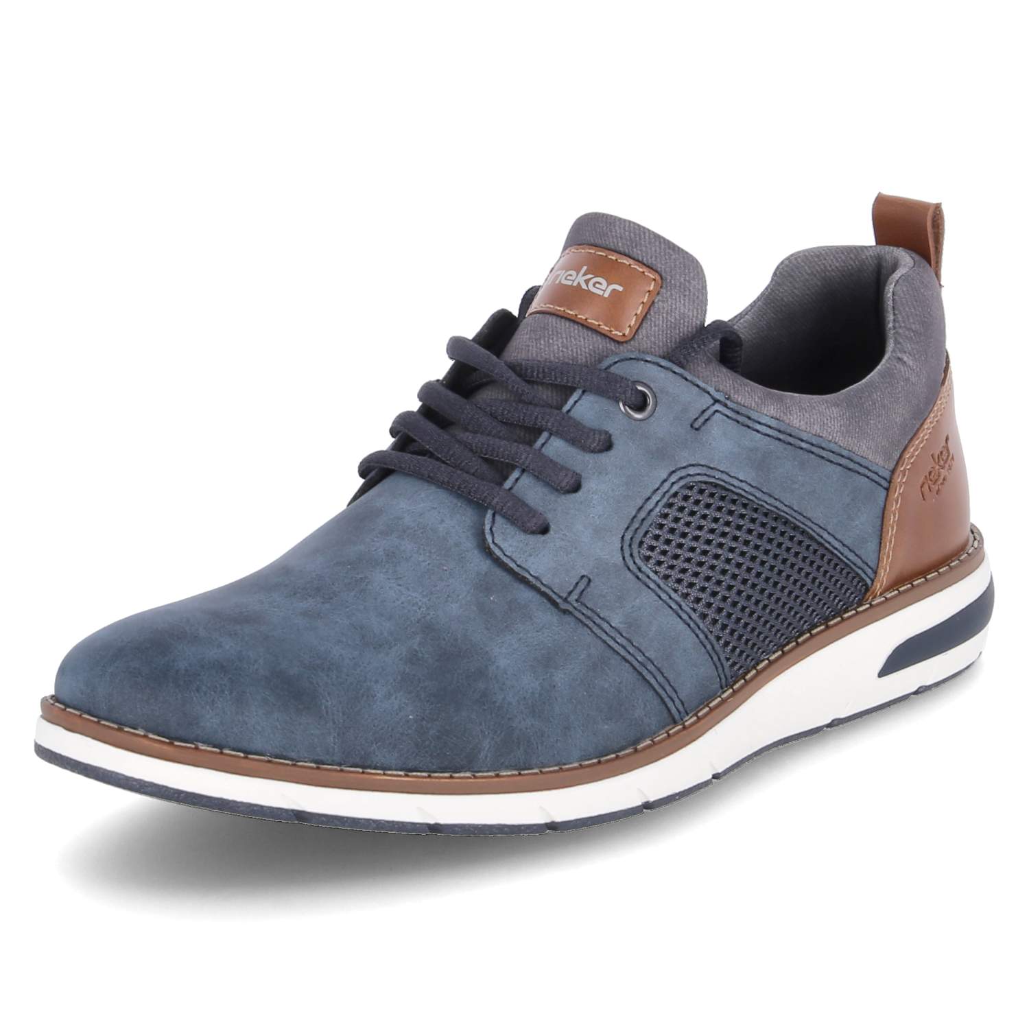 Rieker Halbschuhe - denim/atlantis/rauch/amaretto