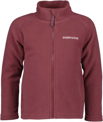 Didriksons Monte Fleecejakke, Rusty Wine