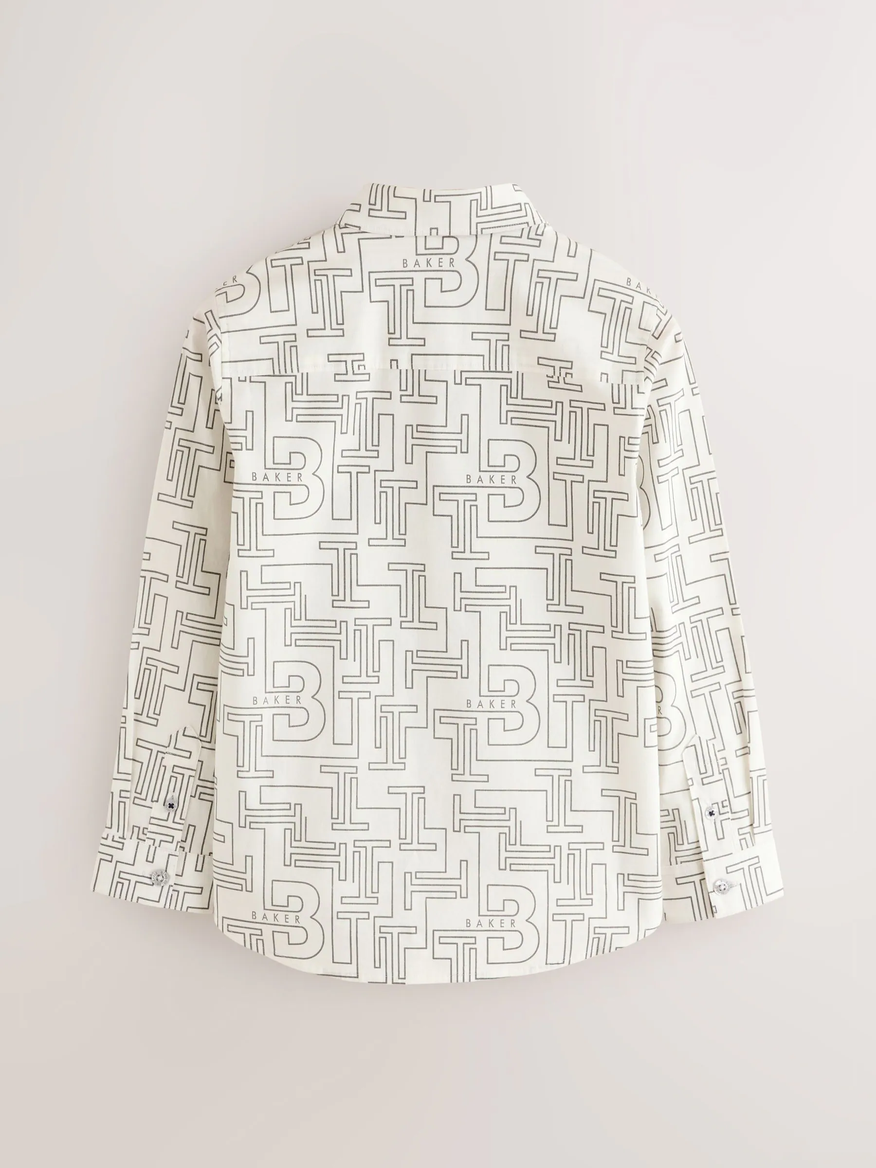 Baker by Ted Baker All Over Print White Shirt