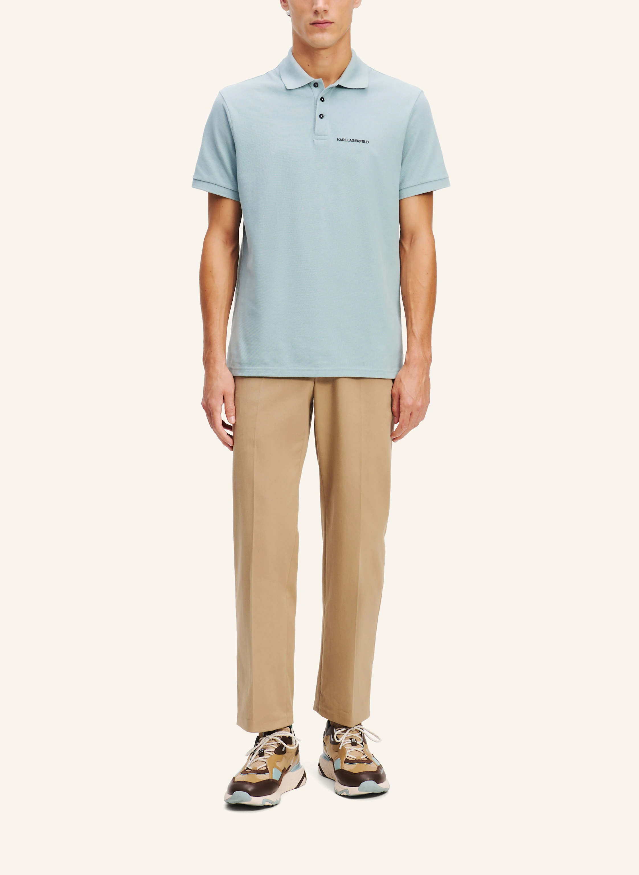 KARL LAGERFELD POLOSHIRT MIT KARL-LOGO