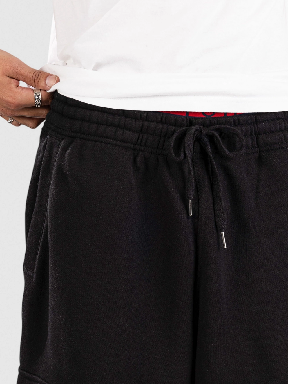 Ninth Hall Stash Baggy Cargo Sweatpants black
