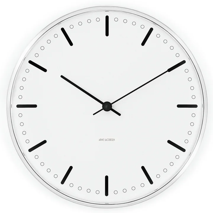 Rosendahl - AJ City Hall Wanduhr, Ø 29 cm