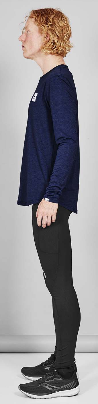 Clean Pace Long Sleeve Herre 2001/Blue