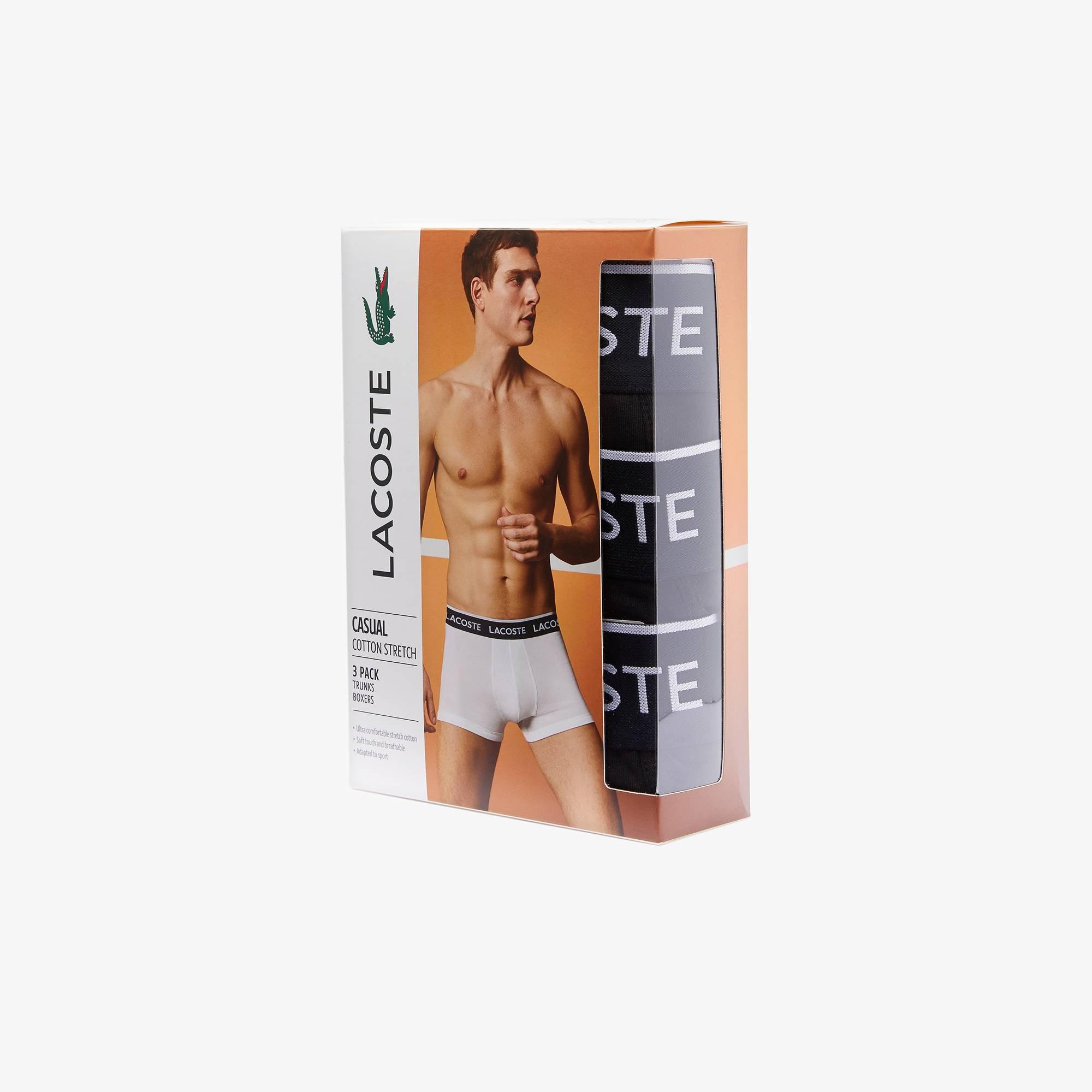 Lacoste 3 Pack Boxer Shorts