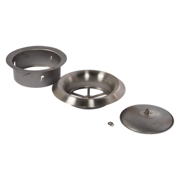 Sanivesk luchtventiel RVS Ø 125 mm