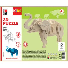 KiDS Puzzle 3D 'Eléphant', 27 pièces