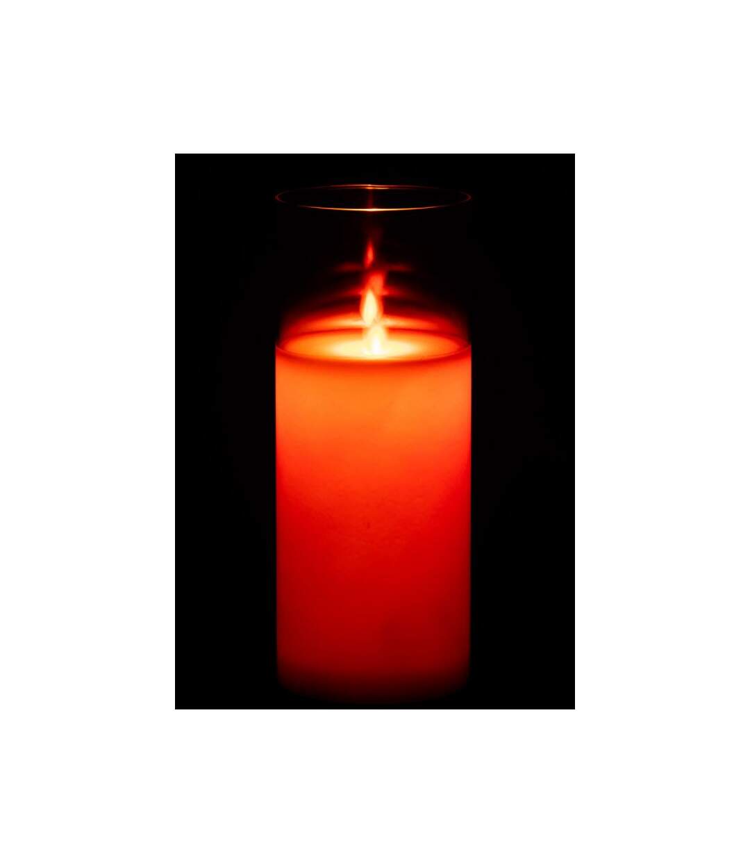 Paris Prix - Lampe à Poser Led brillante 25cm Rouge