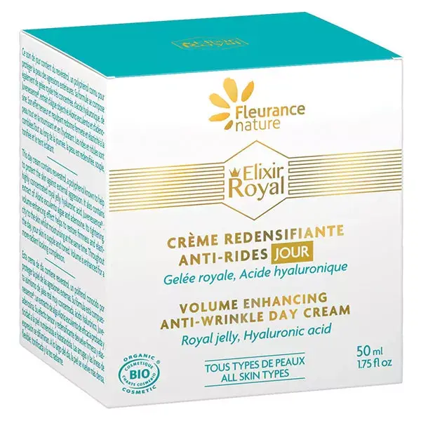 Creme Redensificador Anti-Rugas Orgânico Elixir Royal da Fleurance Nature 50ml