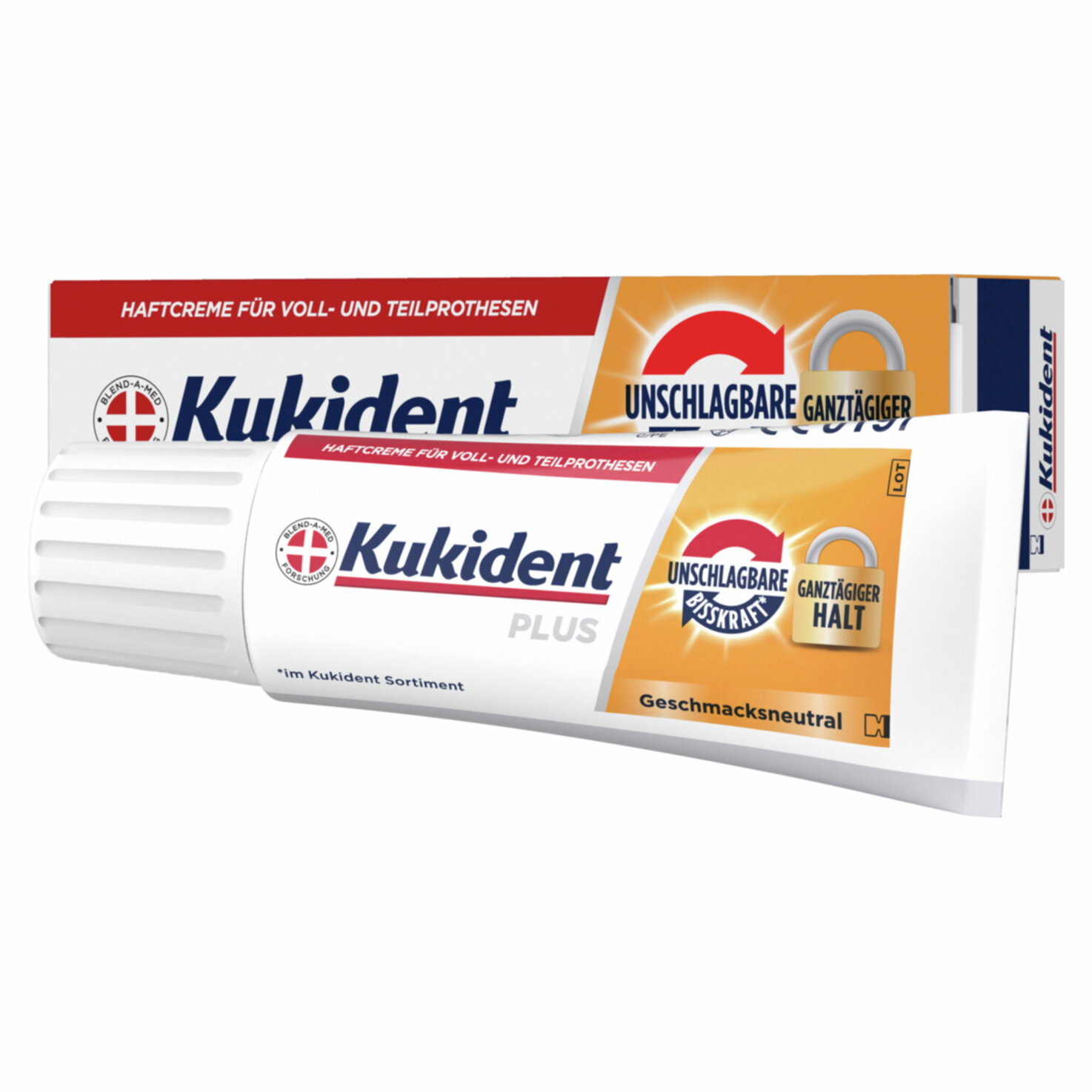 Kukident Haftcreme Plus Unschlagbare Bisskraft