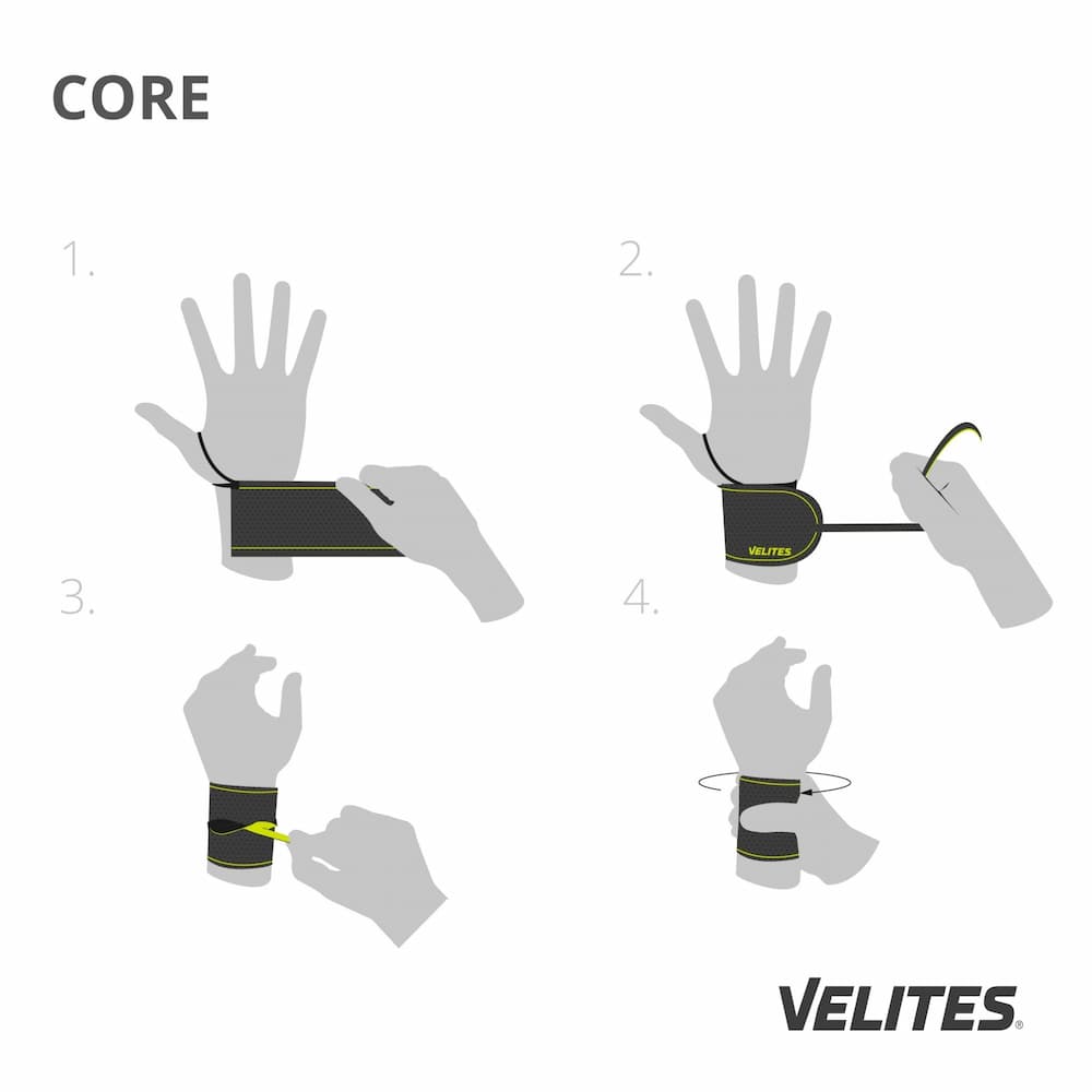 VELITES Protège-poignets Core Vert