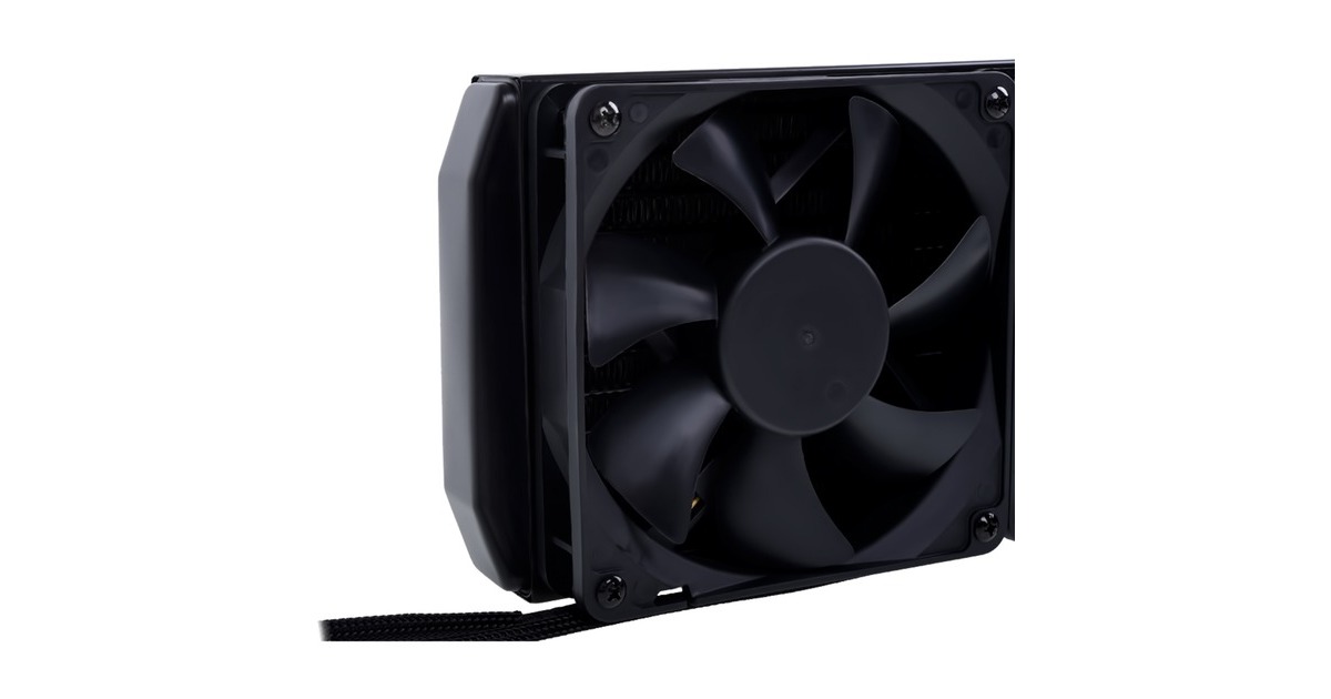 AlphacoolEisbaer 360 CPU waterkoeling  (Zwart, 4-pins PWM fan-connector)