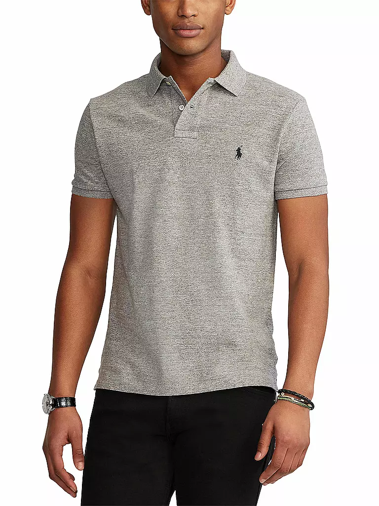 POLO RALPH LAUREN Poloshirt Custom Fit  grau