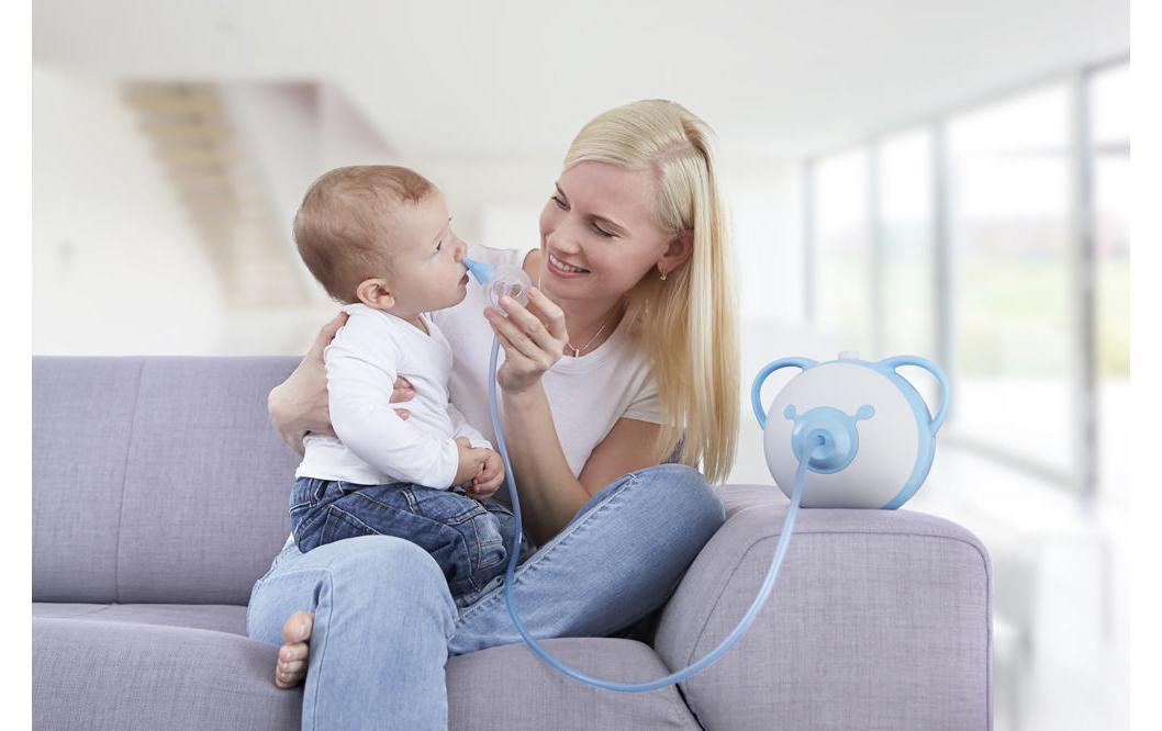 Elektrischer Nasensauger PRO Blau<br>Elektrischer Nasensauger für Babys