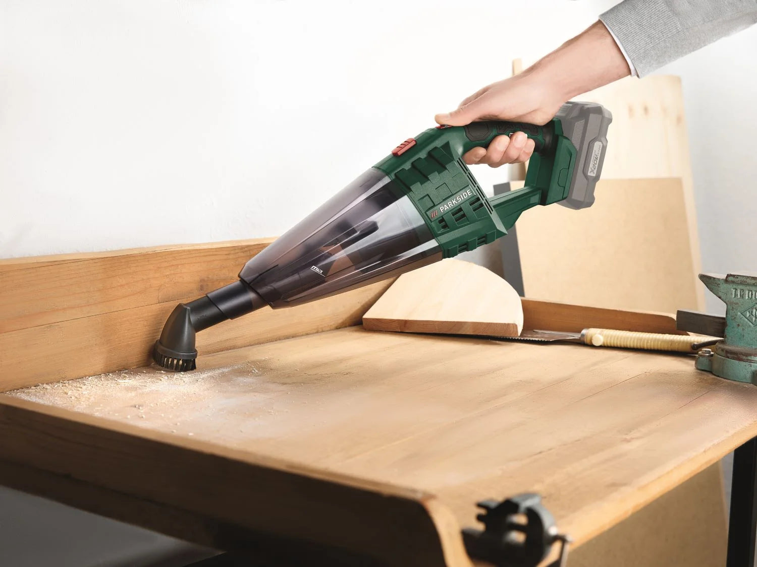 PARKSIDE&reg; 20 V cordless handheld vacuum cleaner with &raquo;PHSSA 20-Li C1&laquo; floor nozzle, without battery and charger