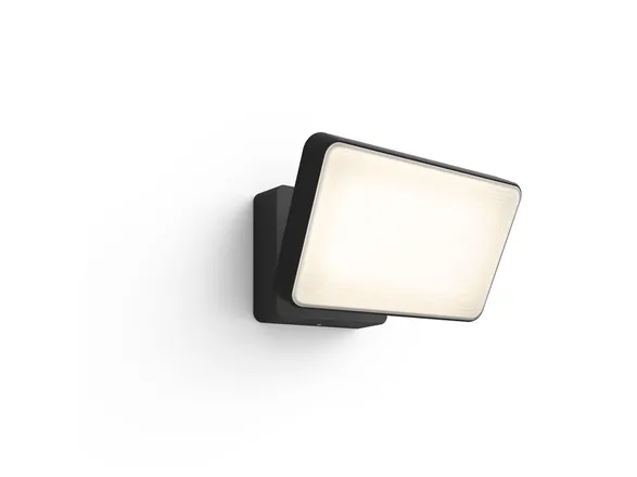 Philips Hue White ambiance Welcome - Projektører - LED - 20.5 W - klasse E - varmt hvidt lys - 2700 K - sort