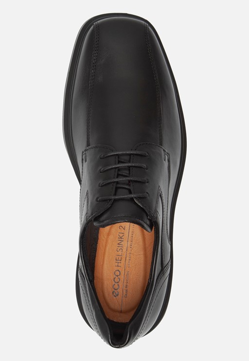 Ecco Helsinki 2 veterschoenen zwart Leer