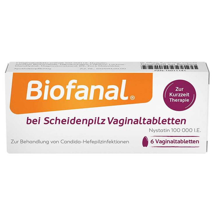 Biofanal® bei Scheidenpilz Vaginaltabletten, 6 St