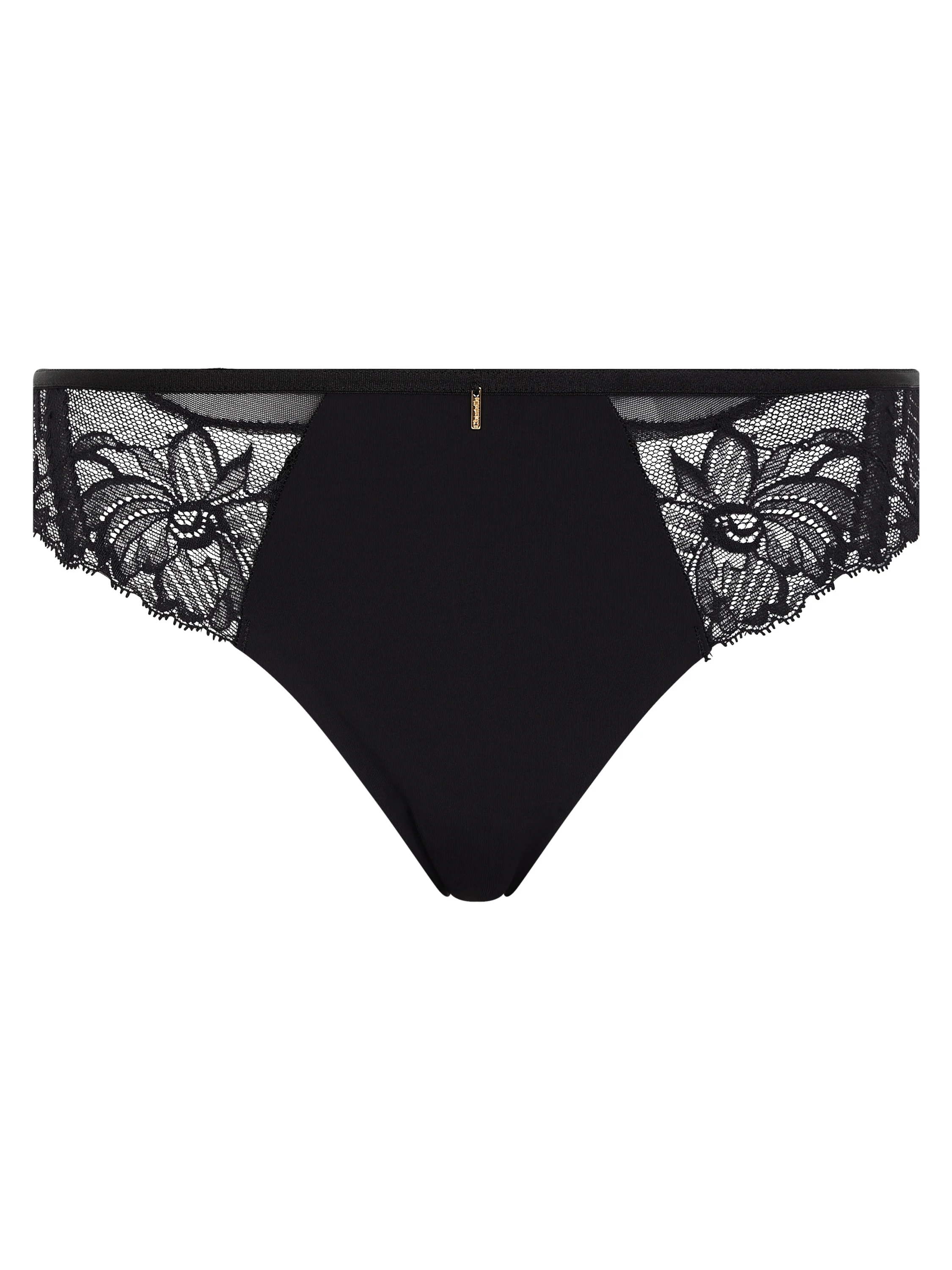 ORANGERIE DREAM - Tanga avec dentelle de leavers | Noir