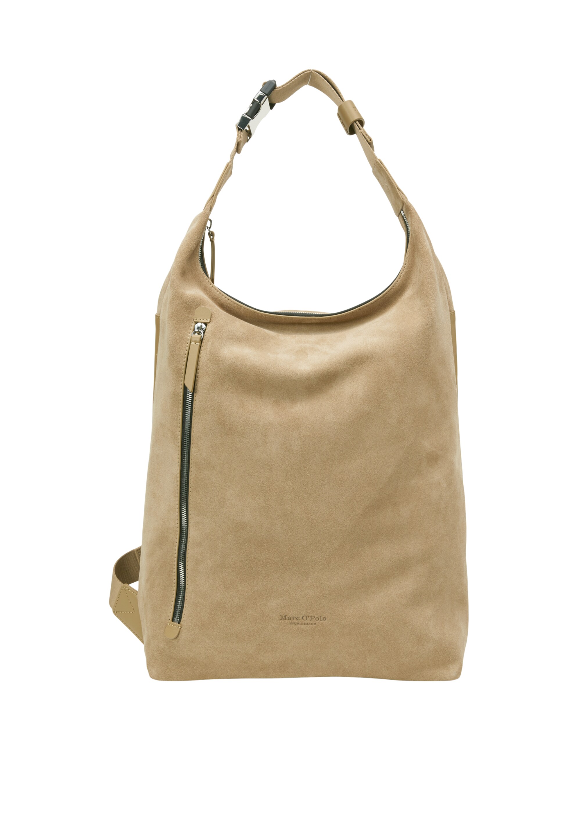 2in1 Rucksack aus aus softem Veloursleder