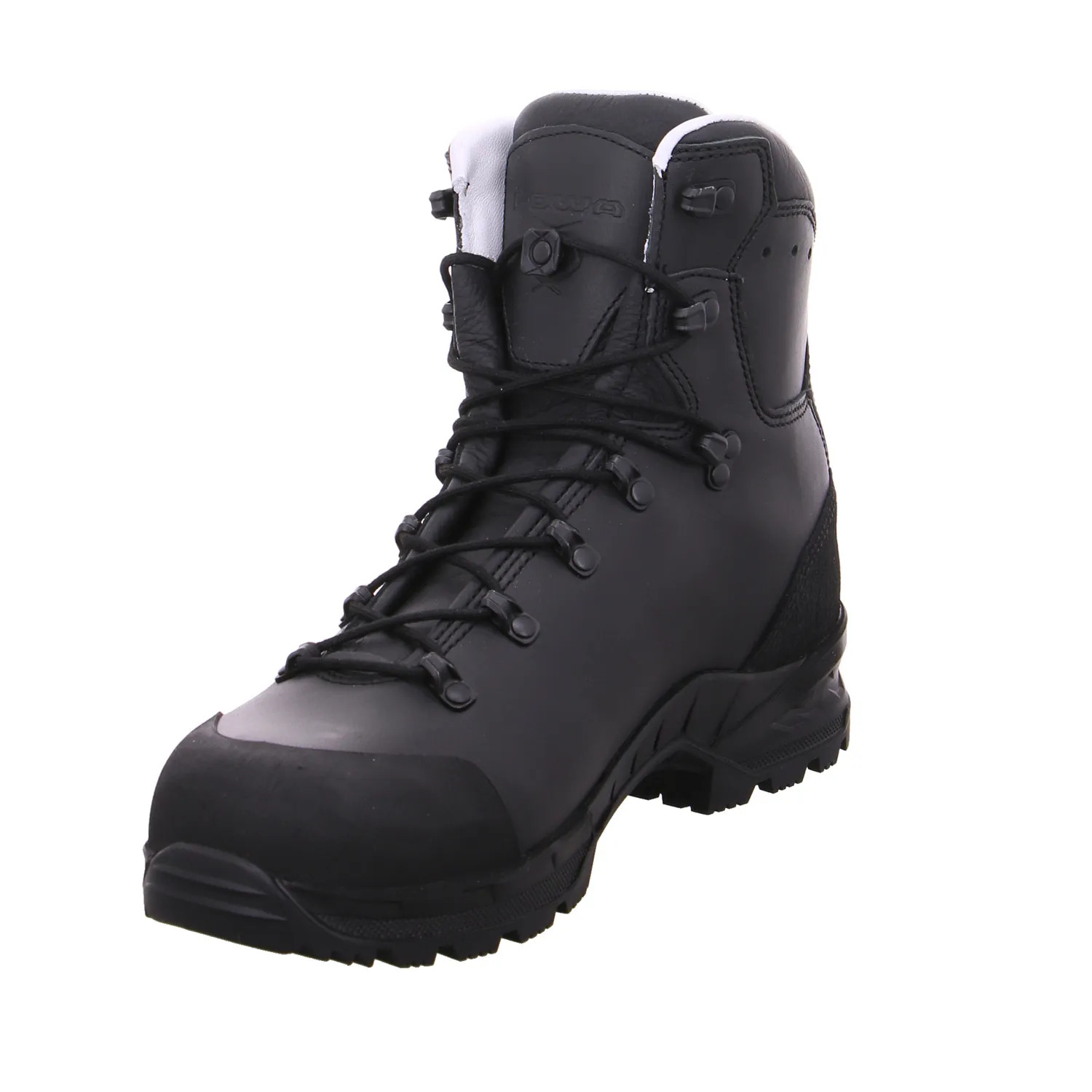 LOWA Trekkingschuhe Schwarz Leder