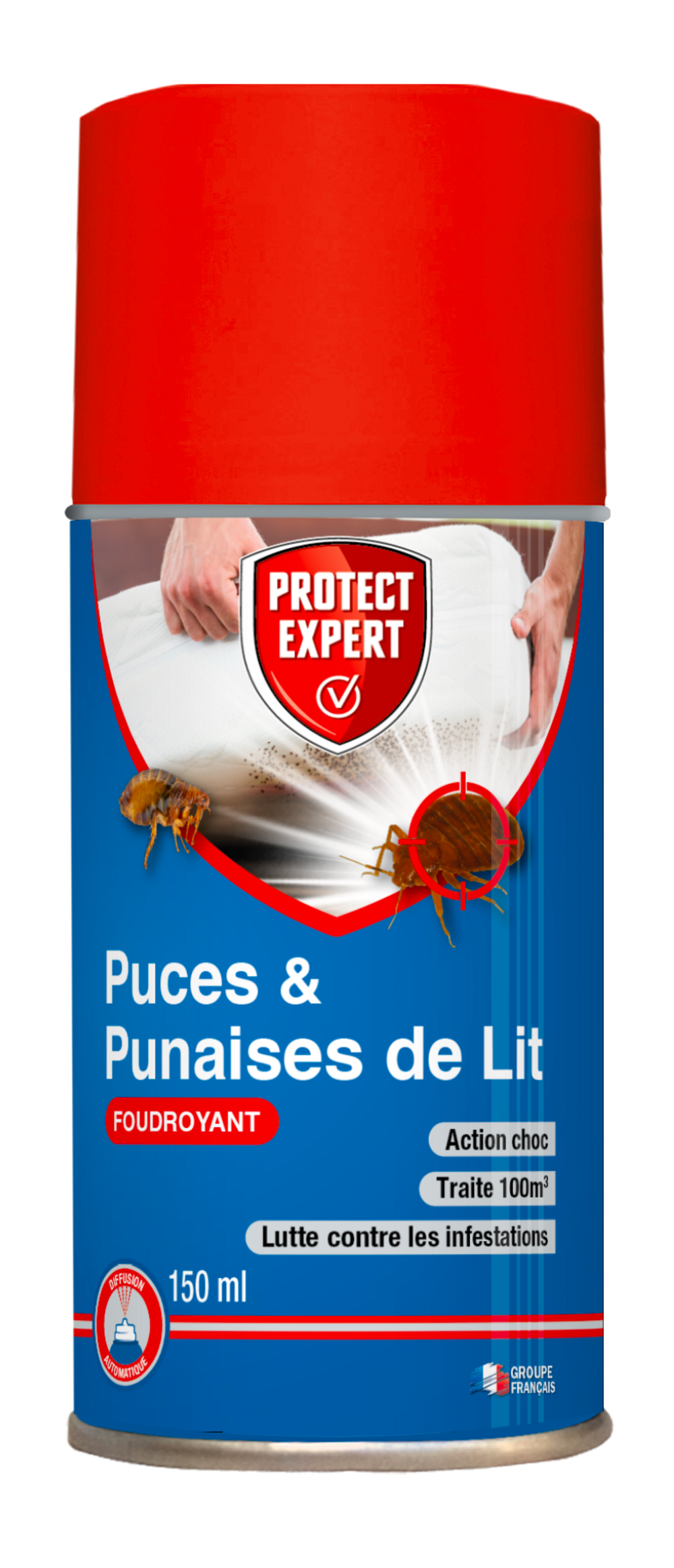 Anti punaises de lit foudroyant | aérosol anti punaises de lit | diffu