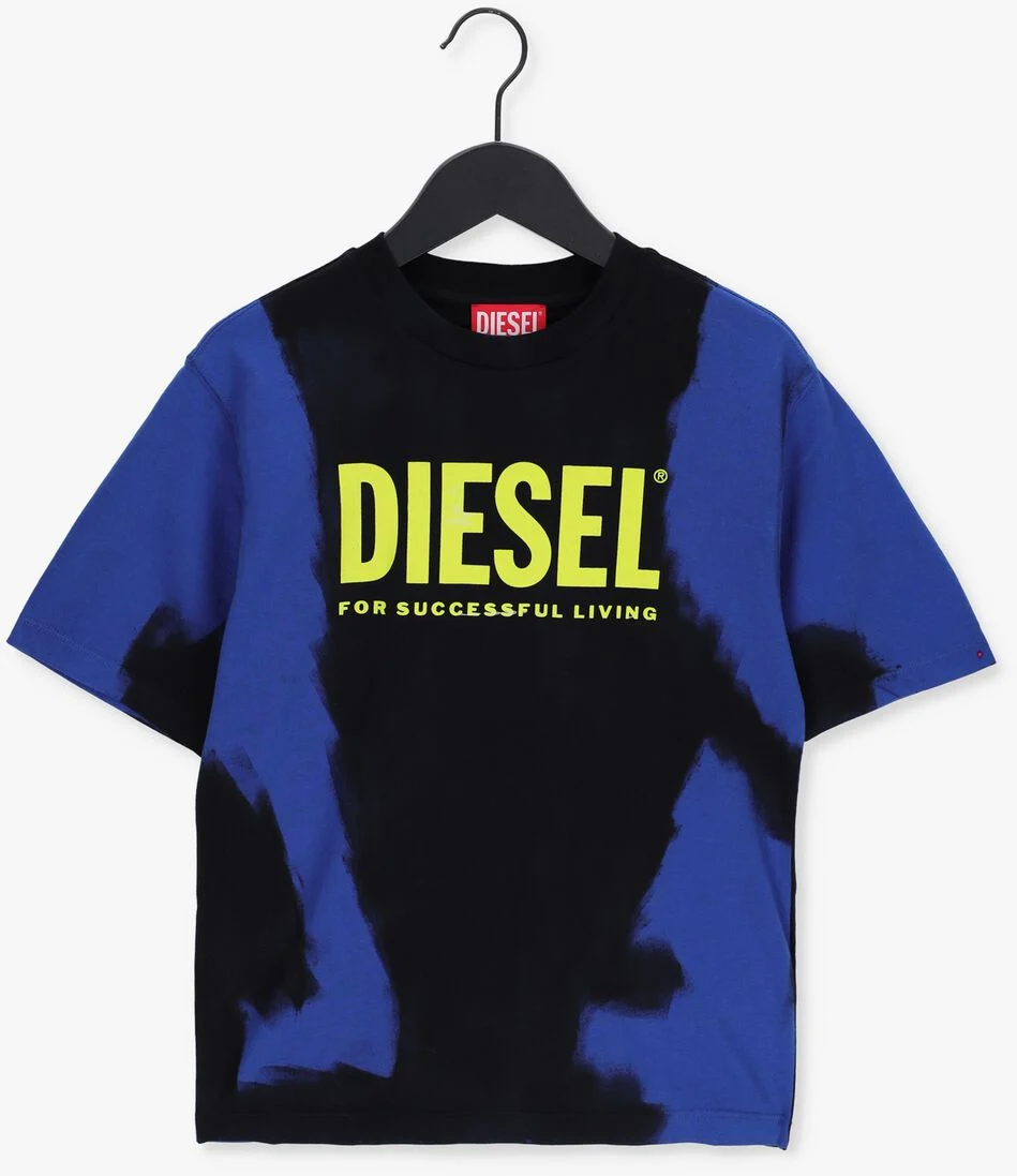 DIESEL blauwe diesel t-shirt tjustb84 over