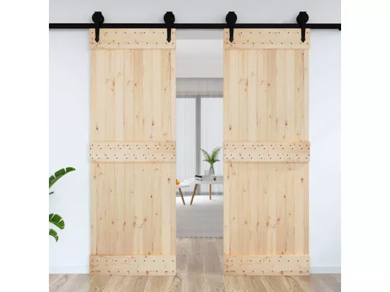 Porte NARVIK 80x210 cm bois massif de pin