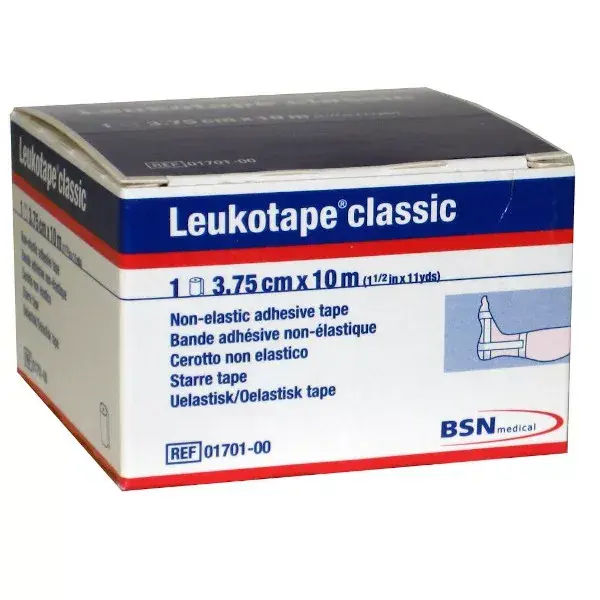 Fita adesiva médica BSN Medical Leukotape Classic 10m x 3,75cm preta