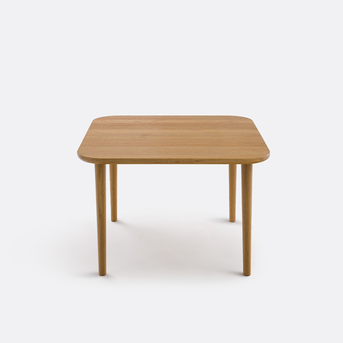 LA REDOUTE INTERIEURS<br>Mesa de centro quadrada em carvalho maciço, 66 cm de largura, Crueso