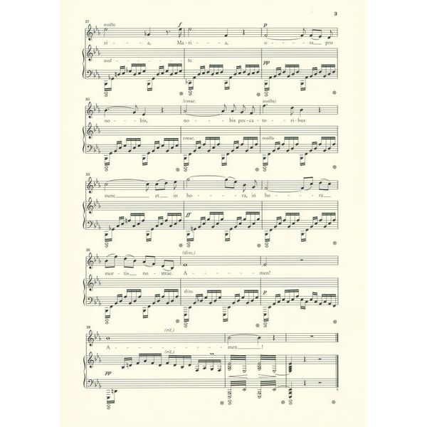 Henle Verlag Bach/Gounod Ave Maria mittel