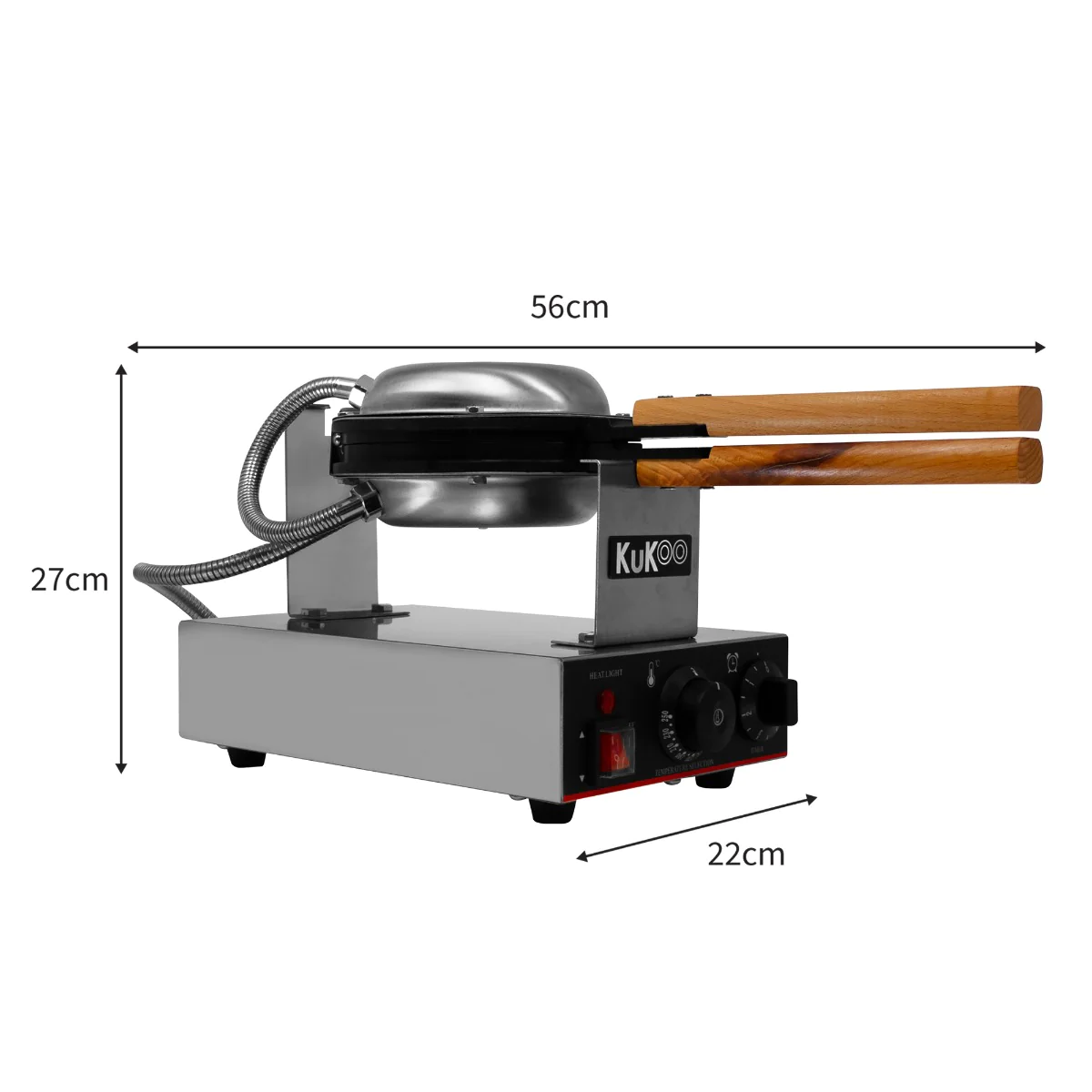 Gaufrier Rond Commercial Kukoo