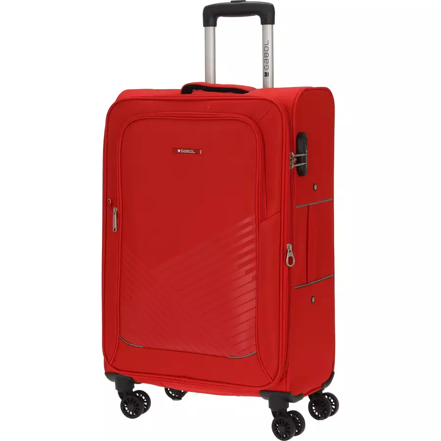 Gabol Lisboa - 4-Rollen-Trolley 67 cm M red