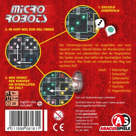 Asmodee Abacusspiele Micro Robots
