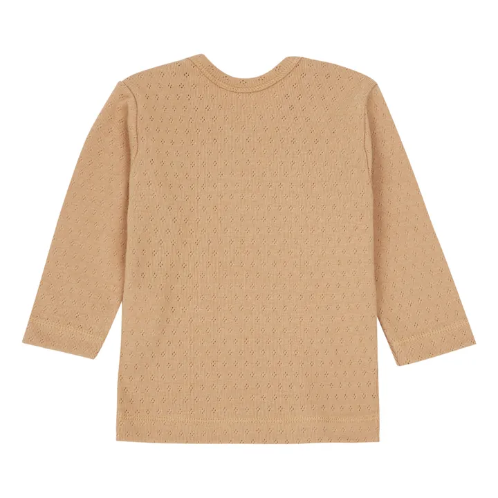 Poudre Organic T-shirt Ajouré Begonia | Camel