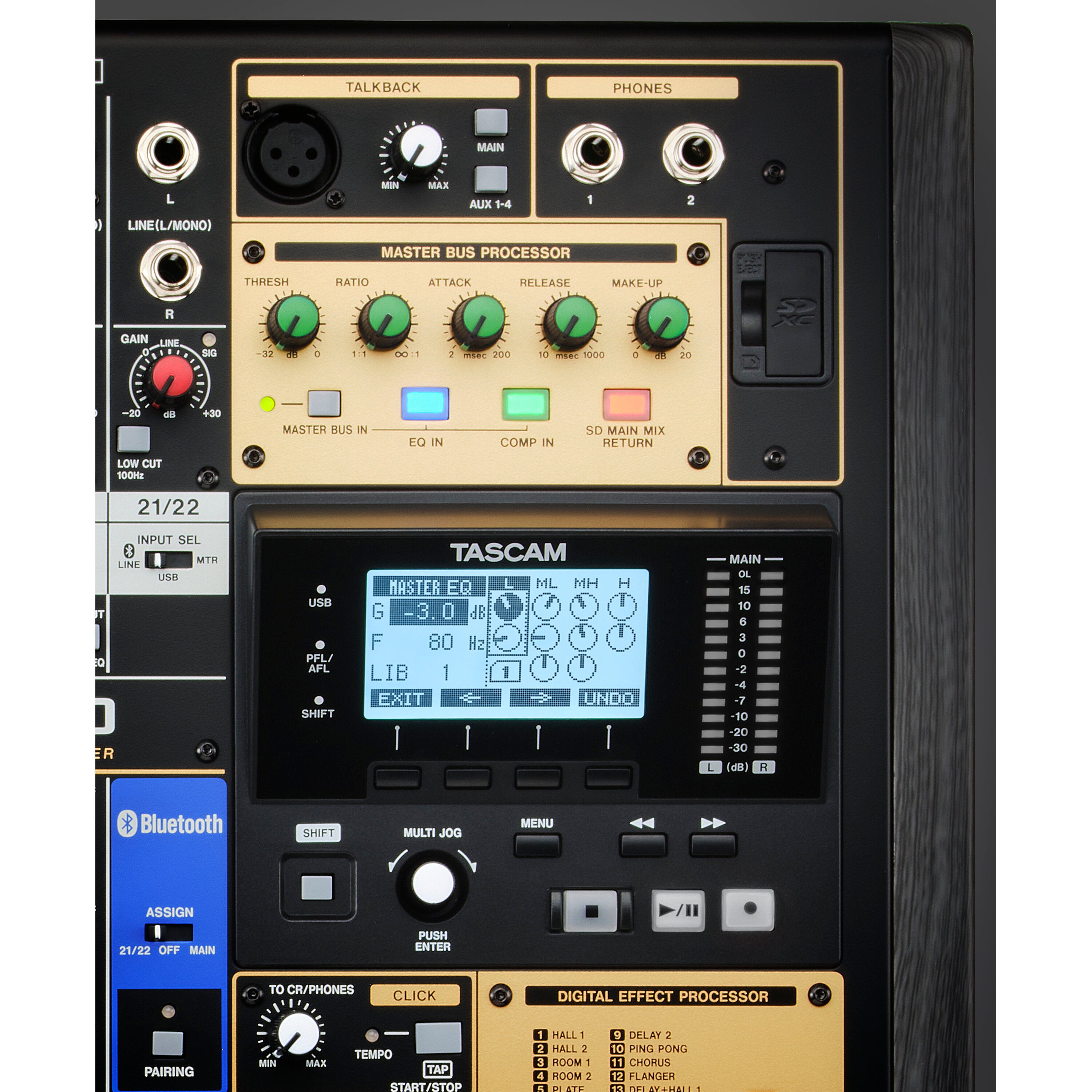 Tascam Model 2400 22-kanaals recording mixer