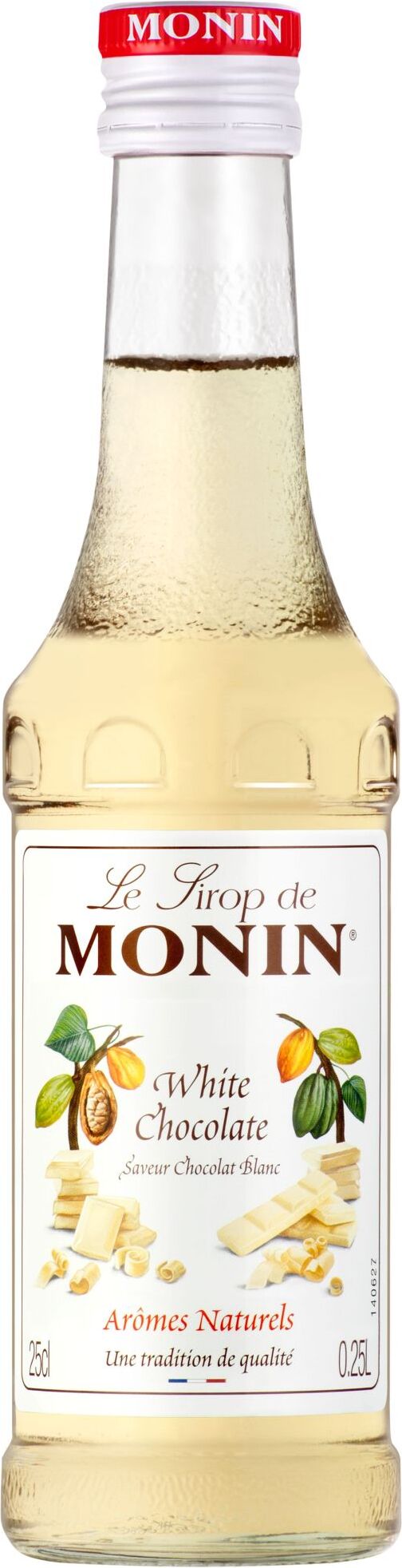 Monin koffiesiroop Witte Chocolade 0,25 L
