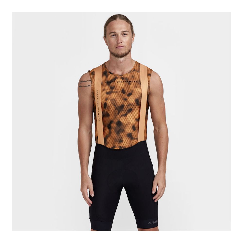 Craft PRO GRAVEL - Cuissard À bretelles Homme black/desert