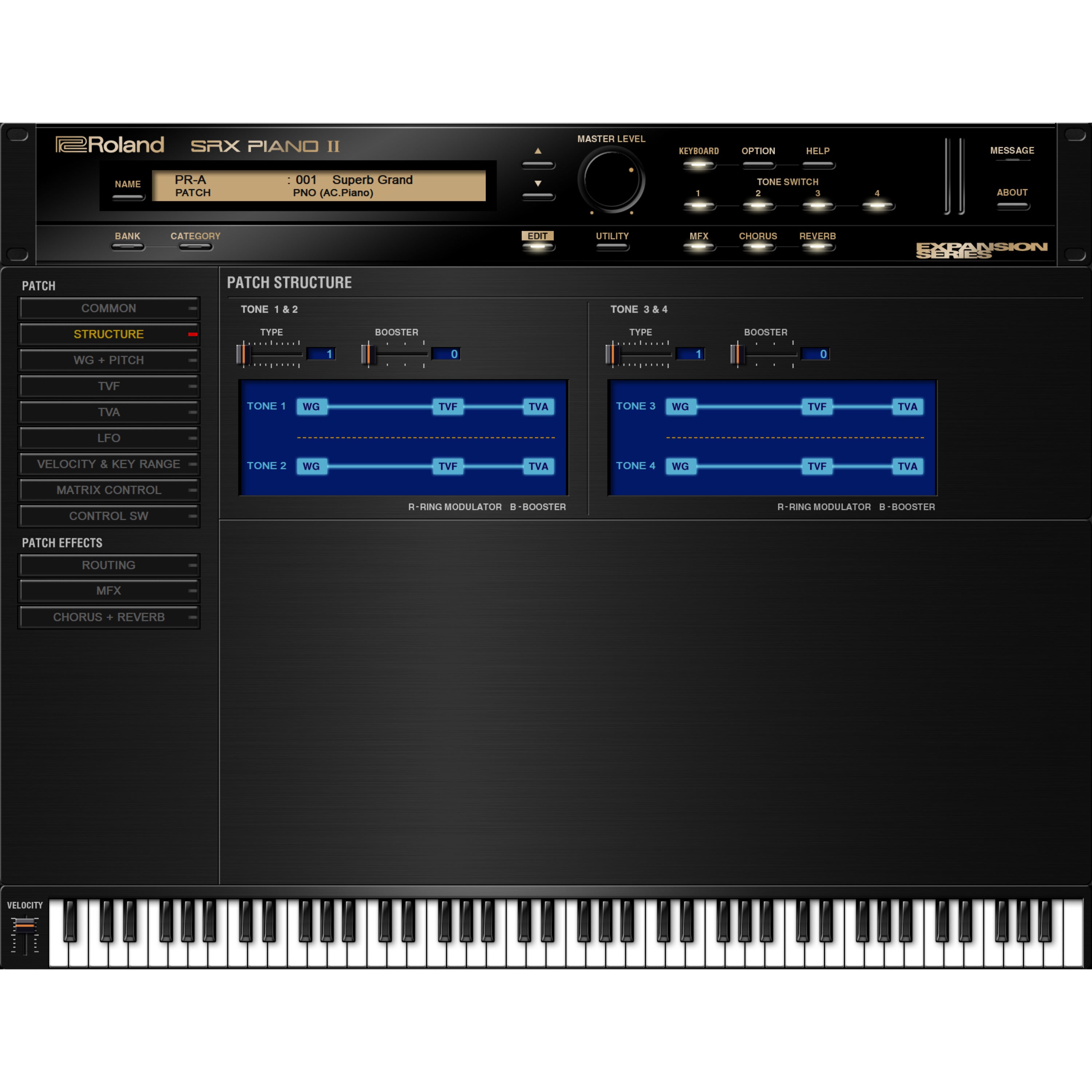 Roland Cloud SRX Piano II (download)