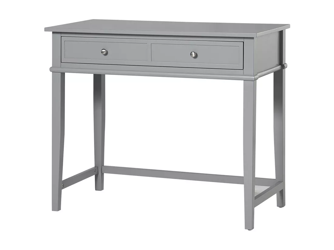 Franklin | Bureau avec 1 tiroir en mélaminé gris