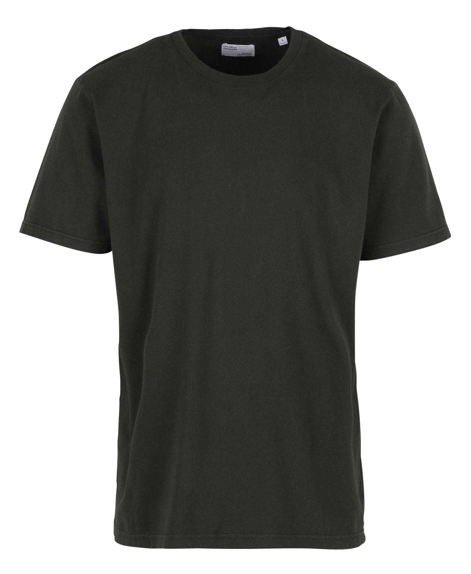 T-shirt col rond en coton biologique | Vert