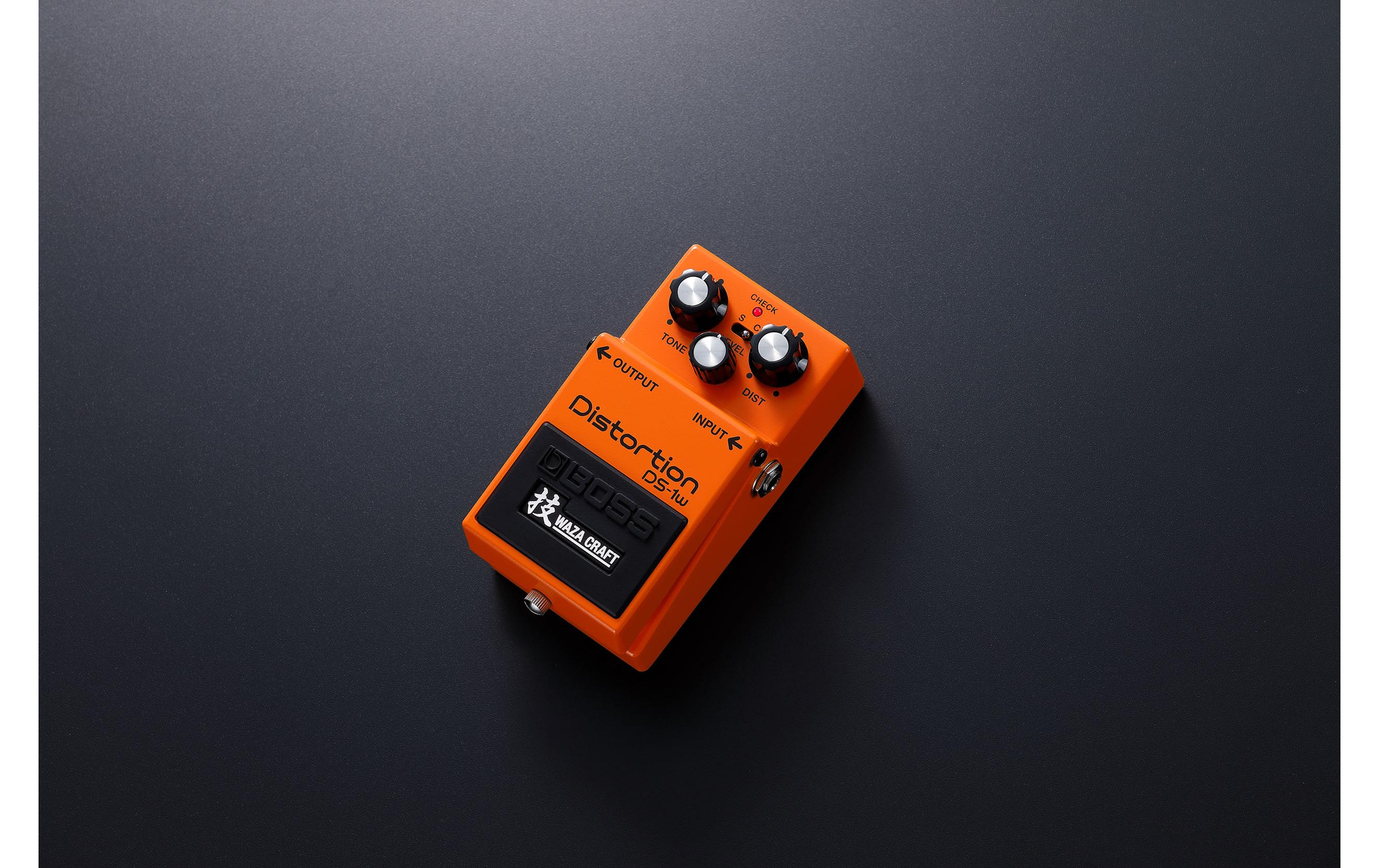 Pedal DS-1W<br>Neuauflage des Distortion-Klassikers, erweitert auf Basis der «Waza»-Handwerkskunst