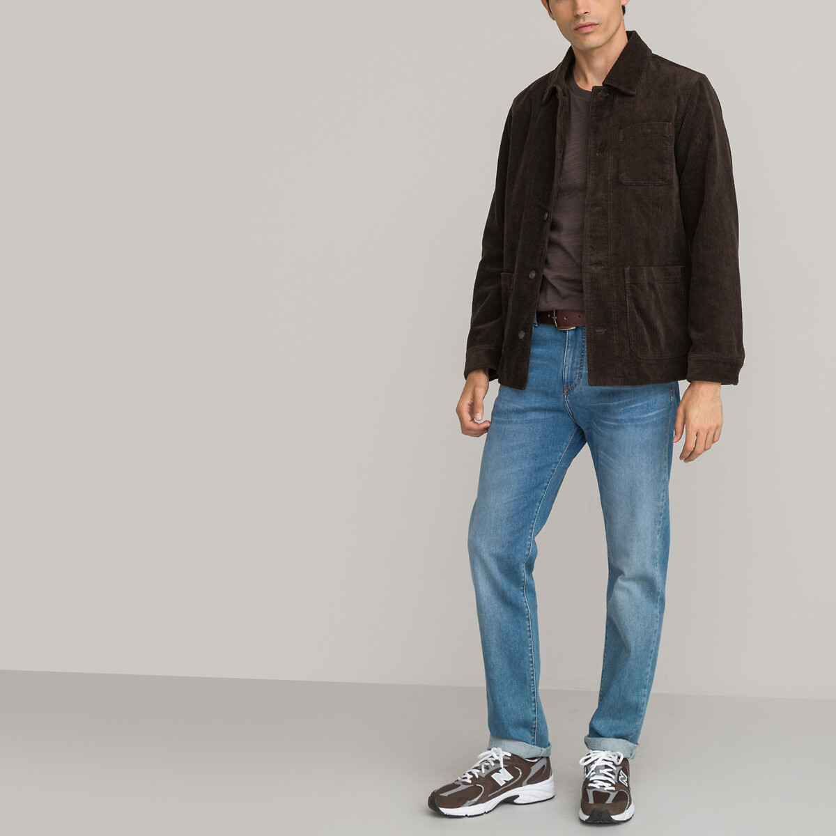 COLEÇÕES LA REDOUTE<br>Colete de trabalho em fluweel, assinatura HECTOR