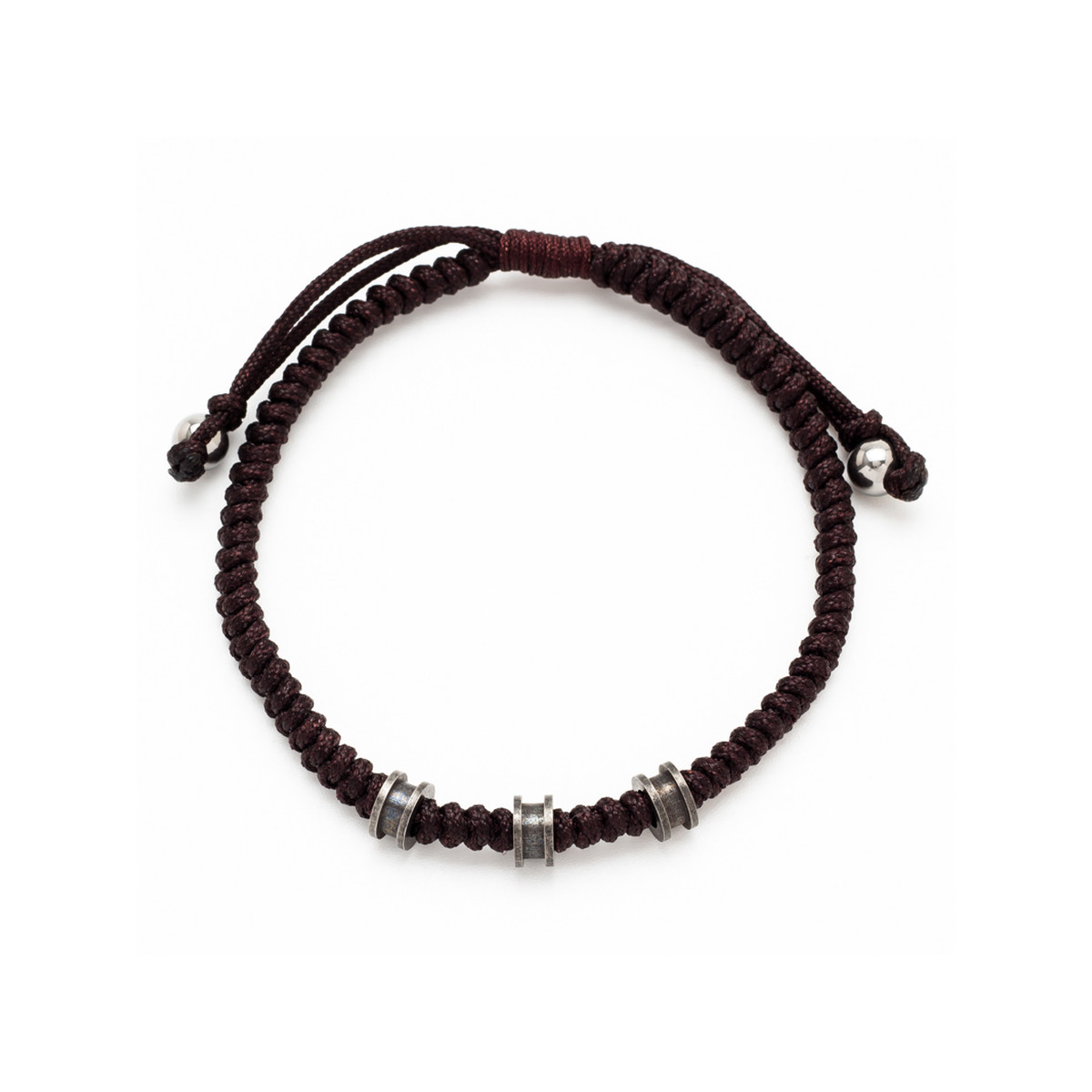 Bracelet cordon marron