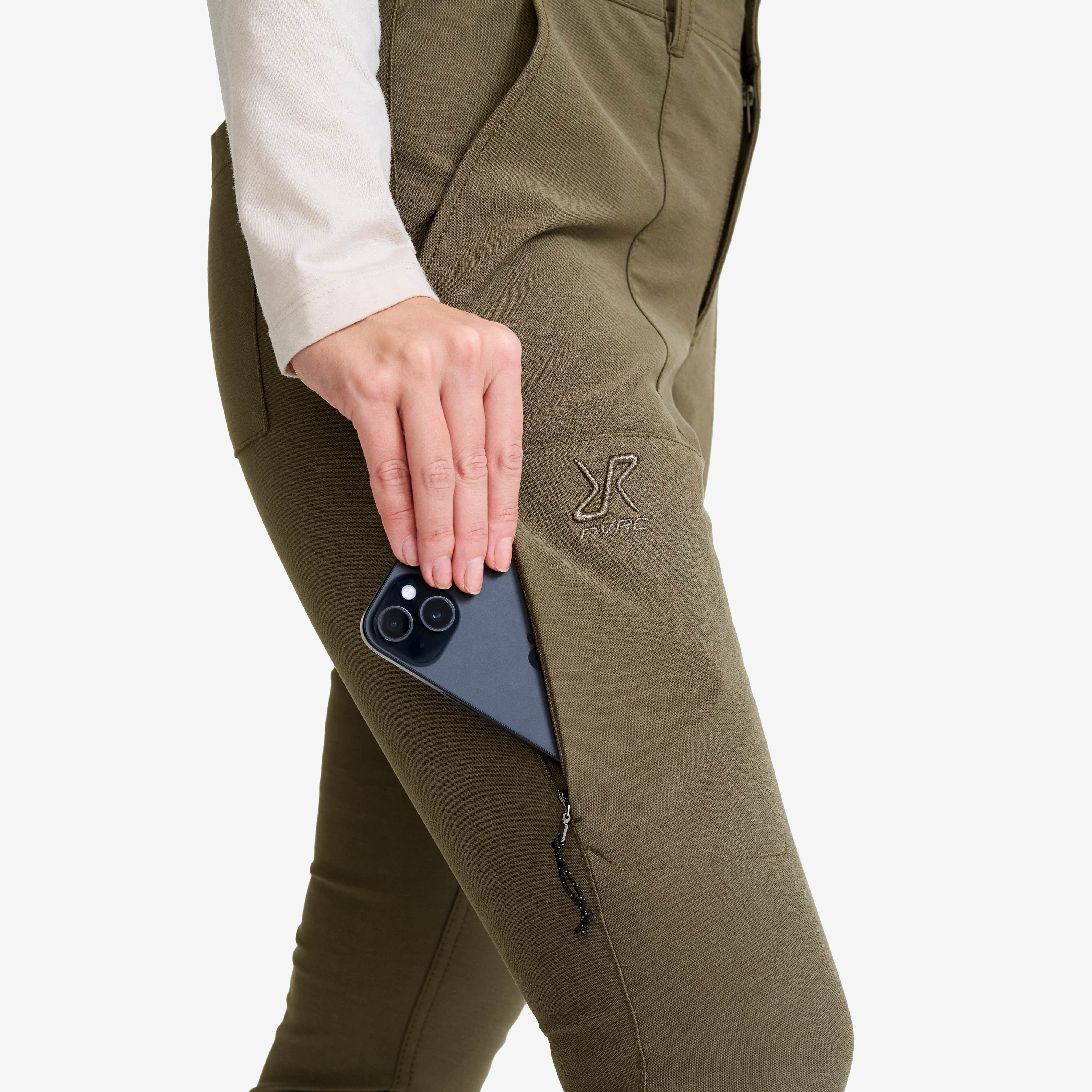 Surround Stretch Pants Dame Light Moss Gray