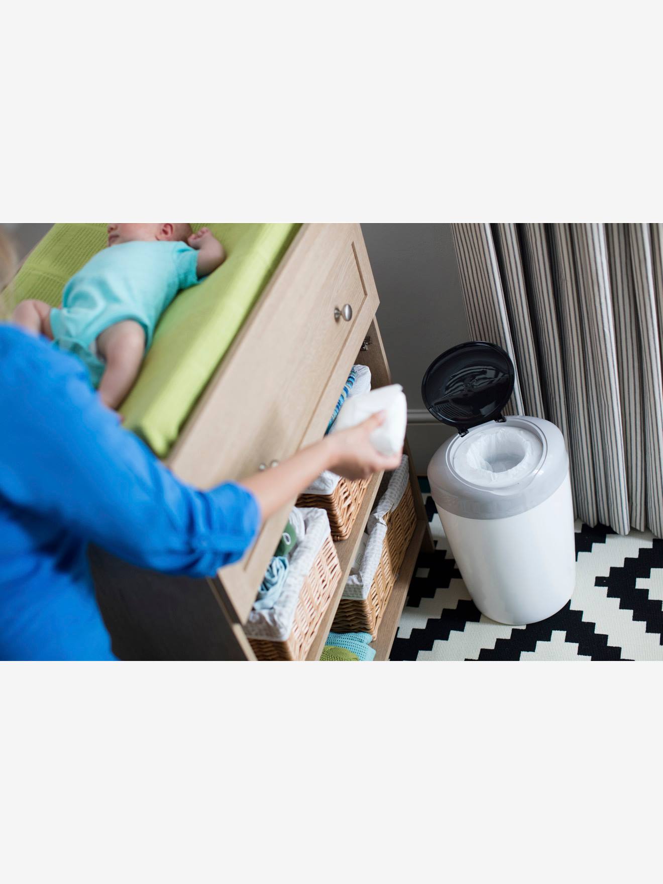 Refis Simplee x 6 TOMMEE TIPPEE Cinza Escuro Liso