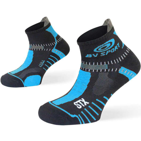 Chaussette running BV SPORT SOCQUETTE STX EVO NOIR/BLEU NOIR BLEU