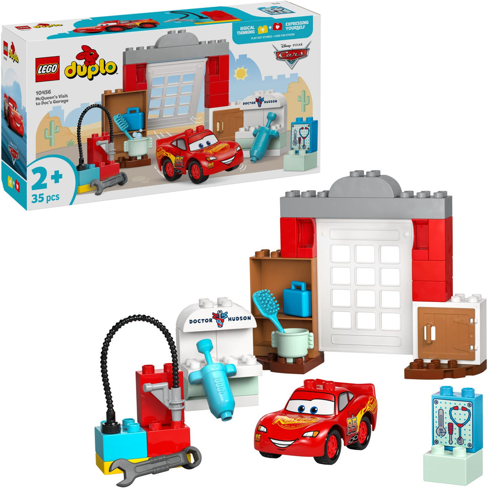Køb LEGO® DUPLO Disney TM - Lynet McQueens Besøg I Docs Værksted 10456